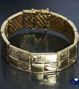 Image result for Large Gold Bracelet for Men