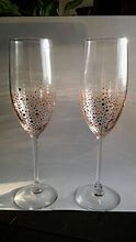Image result for Rose Gold Champagne Flutes Art