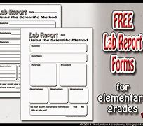 Image result for Elementary Science Lab Report Template