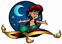 Image result for Aladdin and Jasmine Magic Carpet Transparent PNG