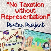 Image result for No Taxation Representaion Image