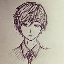 Image result for Cool Anime Boy Drawing