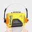 Image result for Sony Yellow Portable Cassette Player