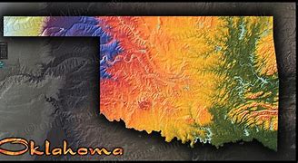 Image result for Mountains in Oklahoma Map