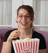 Image result for Girl Eating Popcorn Meme
