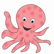 Image result for Pink Octopus Clip Art