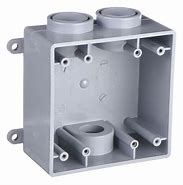 Image result for Large-Capacity Electrical Double Receptacle Box
