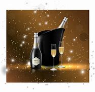 Image result for Black Champagne Bottle Template