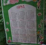 Image result for Calendar for 1984