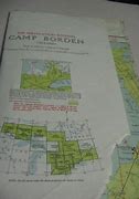 Image result for Map of Camp Borden Ontario