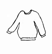 Image result for Full Zip Sweater Clip Art Black and White