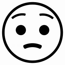 Image result for Worried Face Emoji