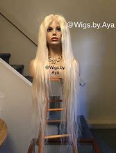 Image result for Human Hair Full Lace 40 Inch Wig