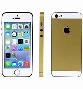 Image result for Gold iPhone 5S with Black Front