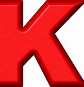 Image result for Red Alphabet Letters K
