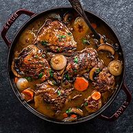 Image result for Coq AU Vin with Red Wine