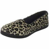 Image result for Dearfoam Leopard Slippers for Women