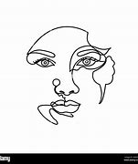 Image result for Abstract Woman Face Outline