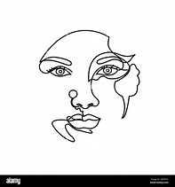 Image result for Abstract Woman Face Silhouette Outline