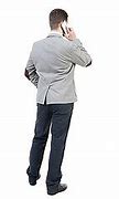 Image result for Man Using Phone Back View