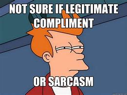 Image result for Not Sure If Sarcasm Fry Meme