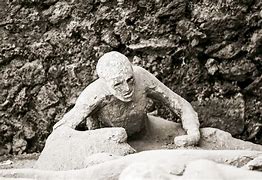 Image result for Pompeii Mount Vesuvius People
