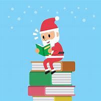 Image result for Santa Reading Clip Art