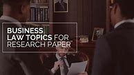 Image result for Business Law Essay Topics