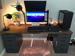 Image result for Gaming Desk Setup