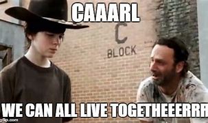 Image result for Walking Dead Carl Meme