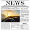 Image result for Realistic Blank Newspaper Template