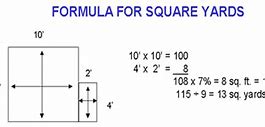 Image result for How to Figure Square Yards