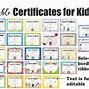 Image result for Children Certificate
