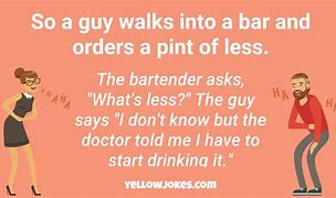 Image result for Hilarious Bar Jokes