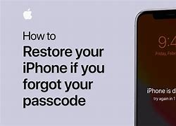 Image result for How to Restore iPhone When Password Forgotten