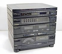 Image result for Sharp Music System with Cassette Player