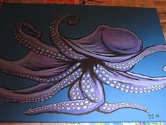 Image result for Purple Octopus Art