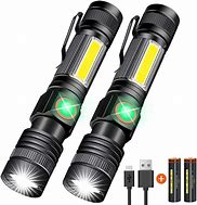 Image result for USB Rechargeable Flashlight