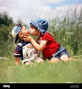 Image result for Kids Hug Kiss