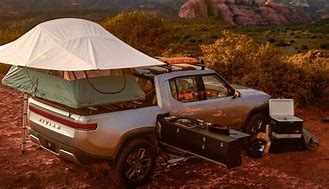 Image result for Rivian Truck Camping