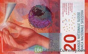 Image result for 20 Swiss Franc Note