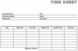 Image result for Paper Time Card