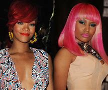 Image result for Nicki Minaj and Rihanna Clebertiy