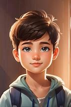 Image result for Ai Generated Cartoon Boy with iPad