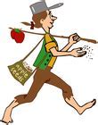 Image result for Johnny Appleseed Cartoon