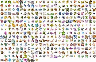Image result for All Pokemon Sprites Gen 1