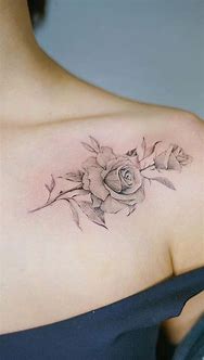 Image result for Small Rose Tattoo for Woman