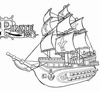 Image result for Kids Coloring Book Sunken Pirate Ship