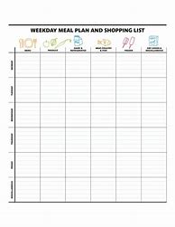 Image result for Simple Meal Plan Template