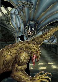 Image result for DC Killer Croc and Batman